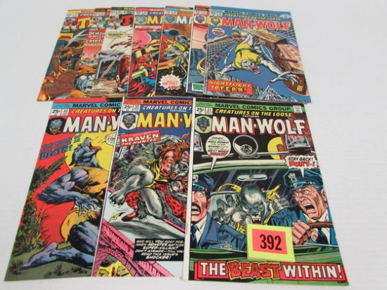 Creatures On The Loose Bronze Age Marvel Lot (10) Man-wolf
