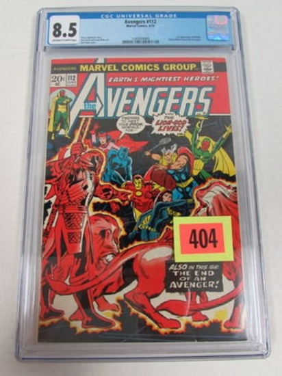 Avengers #112 (1973) Key 1st Appearance Of Mantis Cgc 8.5