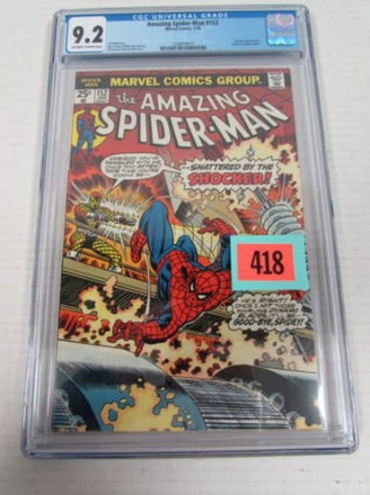 Amazing Spider-man #152 (1976) Shocker Appearance Cgc 9.2