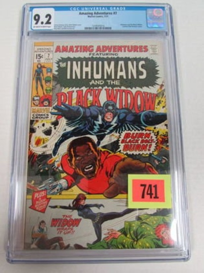 Amazing Adventures #7 (1971) Neal Adams Inhumans Cover Cgc 9.2