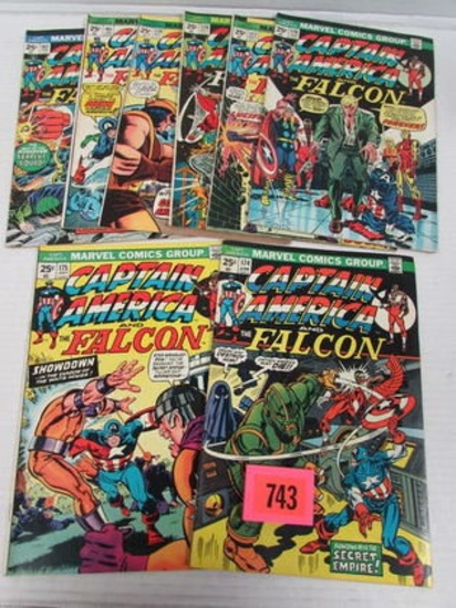 Captain America Bronze Age Lot (8 Issues) #174-182 (complete Missing #180)