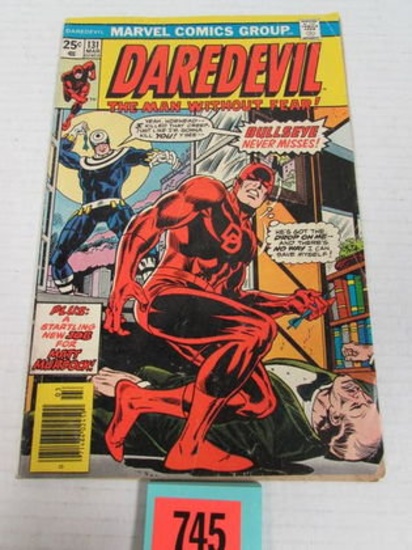 Daredevil #131 (1975) Key 1st Appearance Bullseye