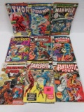 Huge Lot (69) Mixed Bronze Age Marvel Comics Spiderman, Avengers, Thor+