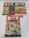 Boy Comics Golden Age Lot #50, 54, 58