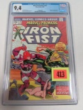 Marvel Premiere #18 (1974) Origin Of Iron Fist Cgc 9.4