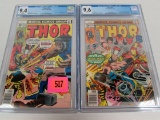 Thor #270 & 271 (1978) Cgc 9.4, 9.6