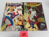 Amazing Spider-man Silver Age Lot #57 & 76