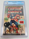 Captain America #100 (1968) Key 1st Issue Cgc 7.5