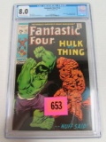Fantastic Four #112 (1971) Key Hulk Vs. Thing Classic Cover Cgc 8.0