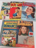 Lot (5) Golden Age Romance Comics Nice