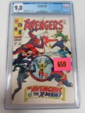 Avengers #53 (1968) Silver Age X-men Crossover Cgc 9.0 Beauty