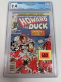 Howard The Duck #13 (1977) Key Is Full App. Kiss The Band In Comics Cgc 9.4