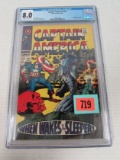 Captain America #101 (1968) Key 2nd Issue, Red Skull Appears Cgc 8.0