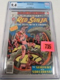 Red Sonja #8 (1978) Classic Marvel Bronze Age Cgc 9.4