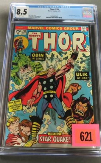 Thor #239 CGC 8.5 Hercules and ulik Appear