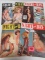 (5) 1950's Night And Day Obscure Oversized Men's Magazines Pin-up
