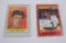 1958 Ted Williams Baseball Card #485 & 1990 Nhl Autographed Gordie Howe Card