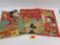 (3) Rare 1930's Disney/ Mickey Mouse Large Sized Paint/ Coloring Books