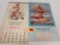 1955 & 1959 Original Large Sized Pin-up Girl Calendars