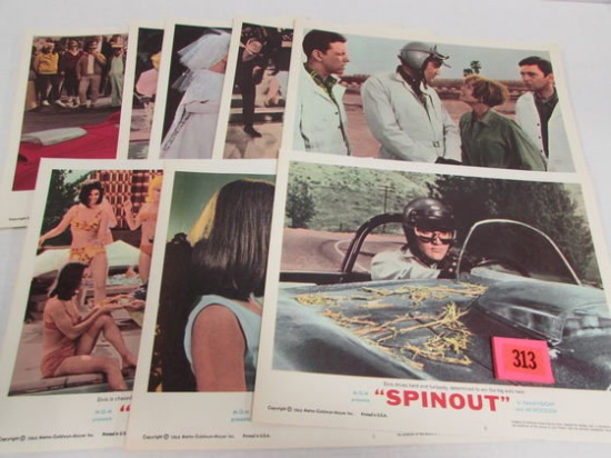 Original 1966 " Spinout" Elvis Presley Movie Lobby Card Set (8)