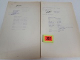 (2) Original 1953 Lone Ranger Radio Program Episode Scripts