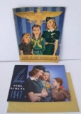 Vintage 1942 Girl Scout Equipment Catalog & 1947 Girl Scout Calendar W/ Sleeve