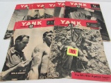Lot (15) Wwii Yank Magazines