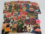 Lot (12) Silver Age Marvel Sgt. Fury & Captain Savage Comics