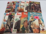 Lot (11) Silver & Golden Age Dell Roy Rogers Comics