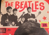 Original 1964 Dell The Beatles Large Fold Out Poster