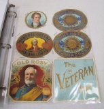 1890 Unused Cigar Label Collection