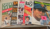 Lot of (5) Vintage Sports Related Magazines Inc. Sport Life & Sports Illus