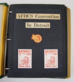 1959 Stamp Collectors Album For The American First Day Cover Society Convention