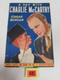 1938 Whitman A Day In With Charlie Mccarthy Oversized Book