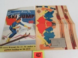 1940's Captain Marvel Jr. Ski-jump Premium Set Unused
