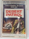 Original 1962 Desert Patrol 1sh One Sheet Movie Poster