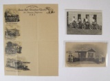 Dated 1915 (3) Pc Transportation Paper Lot