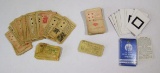 (2) 1900s Fotune Telling Card Sets And A 1937 Esp Testing Card Set