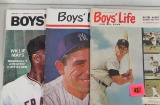 Lot of (3) Boy's Life Magazines with Sports Covers, Inc. Mantle, Mays, and Berra