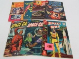 Lot (7) Silver & Golden Age Space Related Comic Books