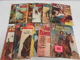 Lot (20) Silver & Golden Age Dell Cowboy Western Comics