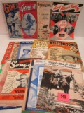Grouping Antique Sheet Music All Roy Rogers, Gene Autry, Hopalong Cassidy