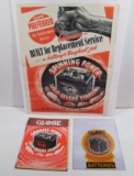1941 Globe Battery Co Advertising Items, (3pc Lot)