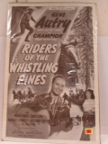 Vintage R-1963 Gene Autry Riders Of The Whistling Pines 1sh One Sheet Movie Poster