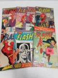 Lot (7) Silver Age Flash Comics 128, 142, 147, 164, 165, 167, 198
