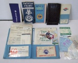 1950s Collection Of Airline Realted Paper Items