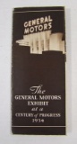 Original 1934 Chicago World's Fair General Motors Exhibit Brochure