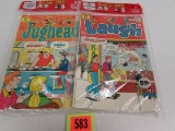 Lot (2) Rare 1973 Archie Comic 3-packs Sealed