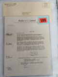 Original 1964 Beatles Fan Club Order Form w/ Original Envelope