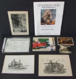 Collection Of Antique And Vintage Firefighing Ephemera Lot